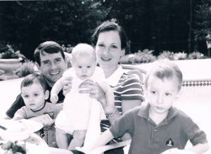 Our family shortly after the e-mail above was written.